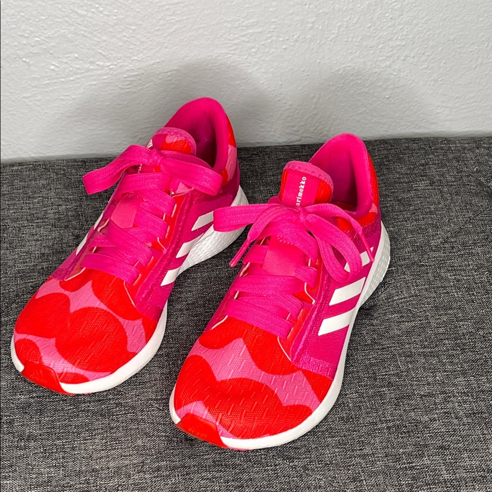 Adidas Women's Pink and Red Athletic Shoes